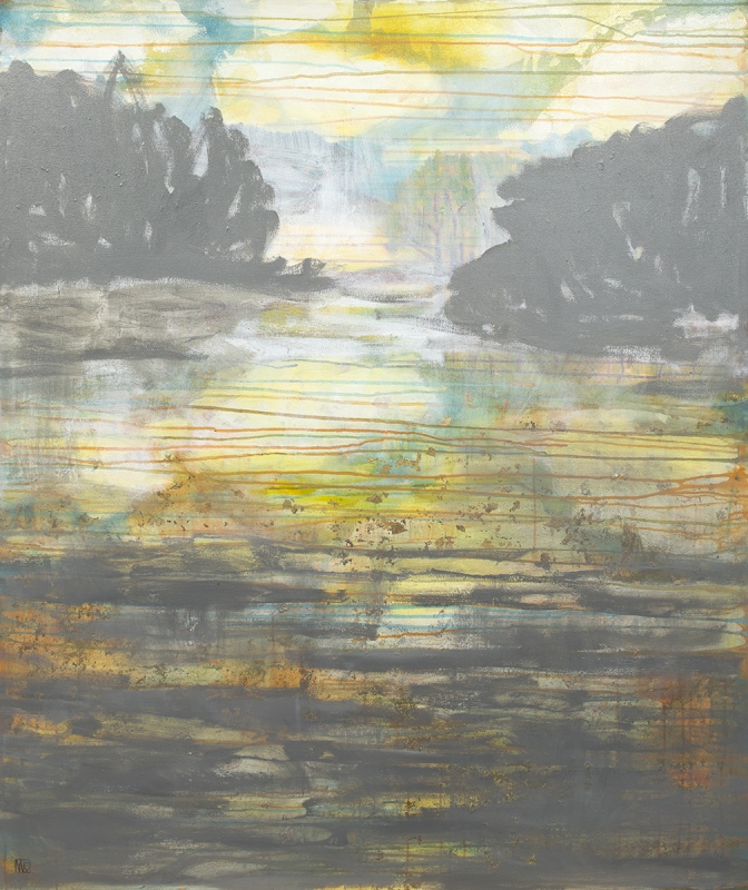 Clouds on Water II by artist Melissa Wen Mitchell-Kotzev